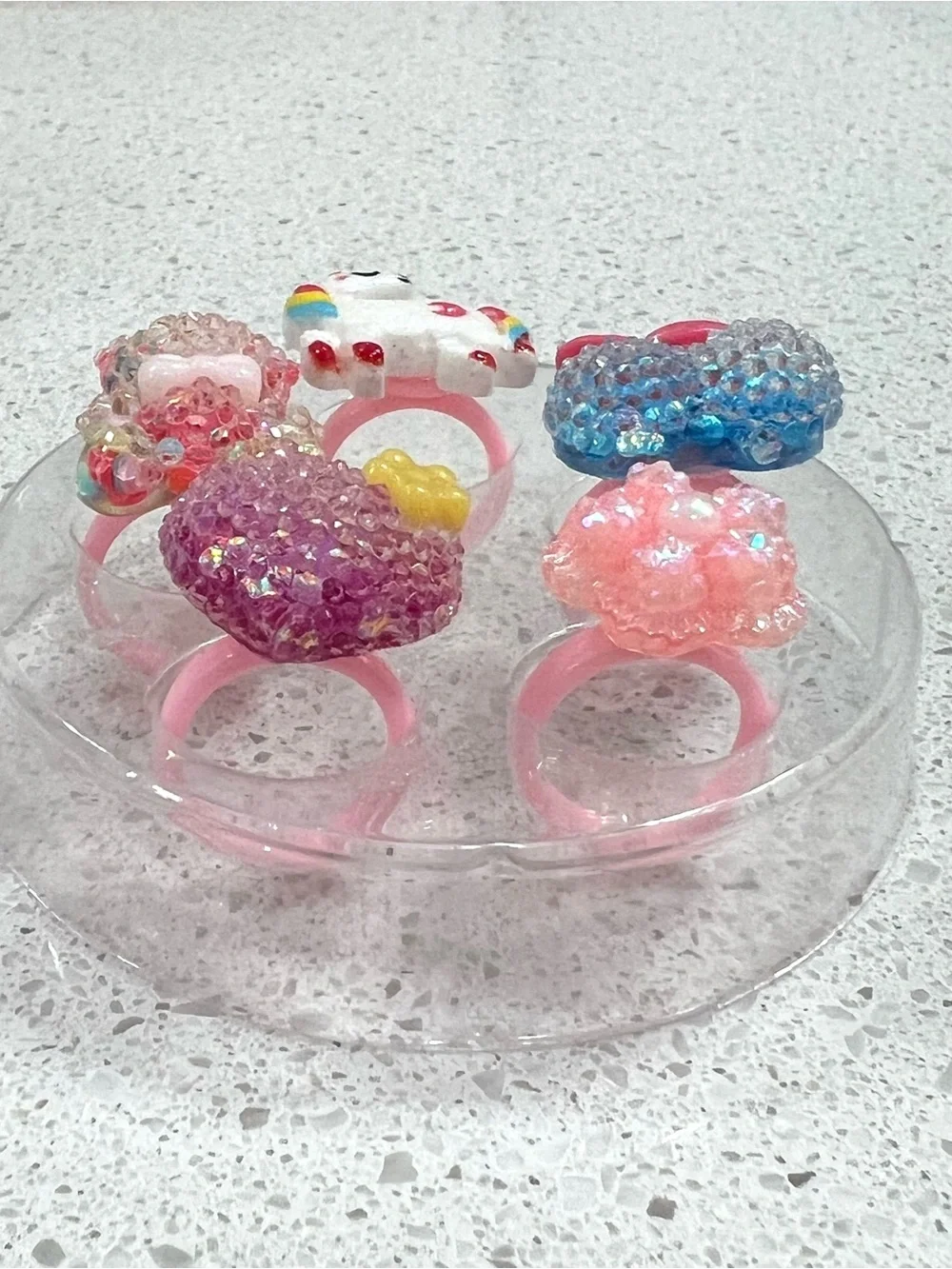 Hello Kitty and Assorted Rings 2 Sets